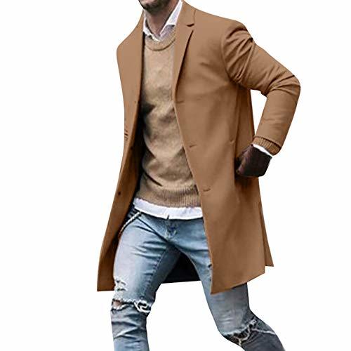 Lugar JiaMeng Hombres Jacket Invierno Chaqueta Botón de Invierno Chaqueta de Traje de