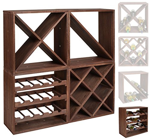 Lugar Estante para botellas de vino - Sistema modular CUBOX 50 - Mod