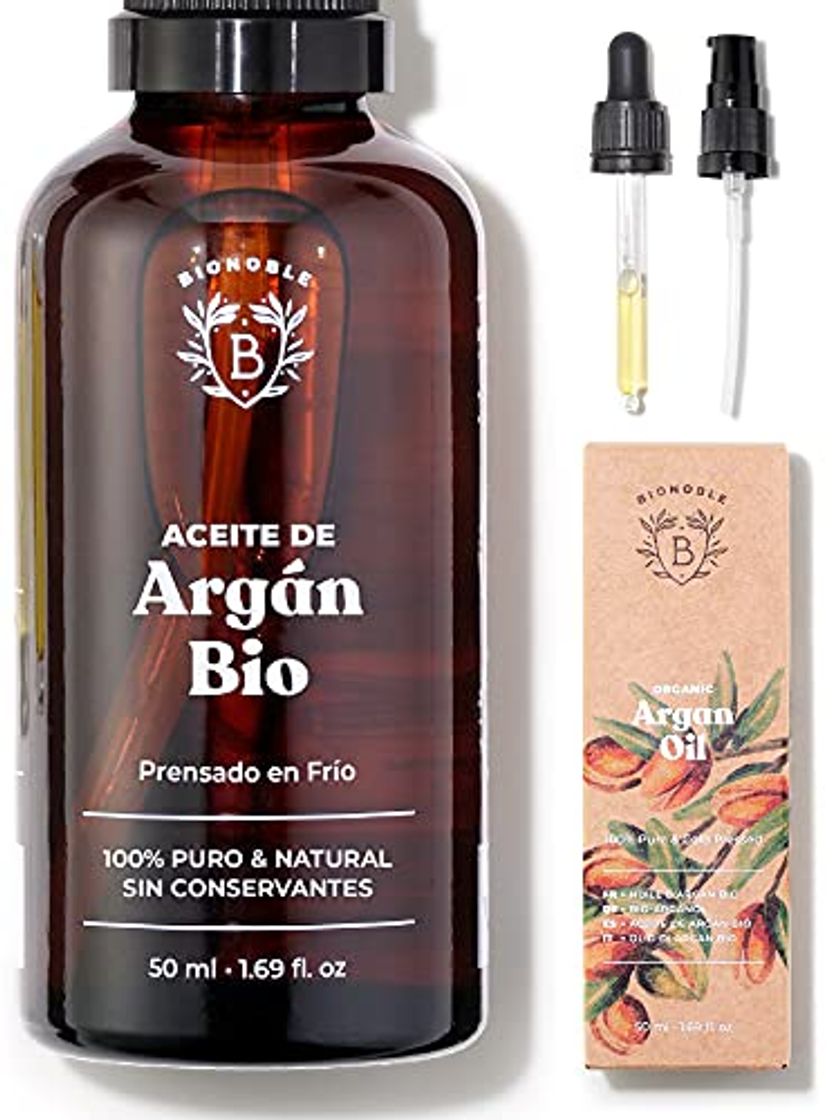 Belleza BIONOBLE ACEITE DE ARGÁN PURO 100% Orgánico y Prensado en Frío