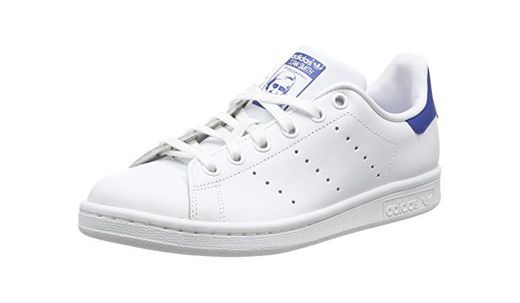 adidas Stan Smith J, Zapatillas de Gimnasia Unisex Niños, Blanco