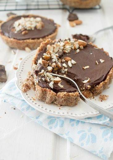 Tarte de chocolate e amêndoa 🍫