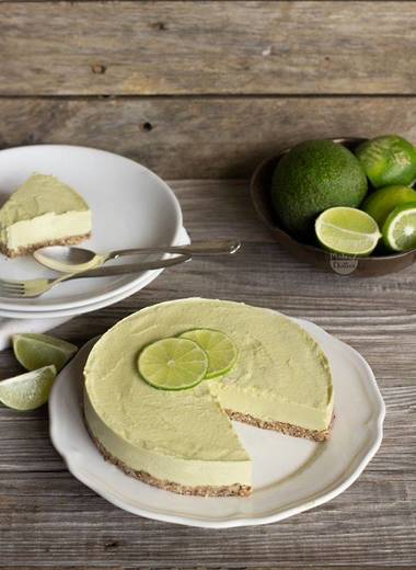 Torta de lima e abacate 🥑