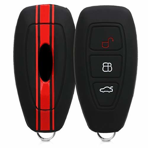 Electrónica kwmobile Funda para Llave Keyless Go de 3 Botones para Coche Ford