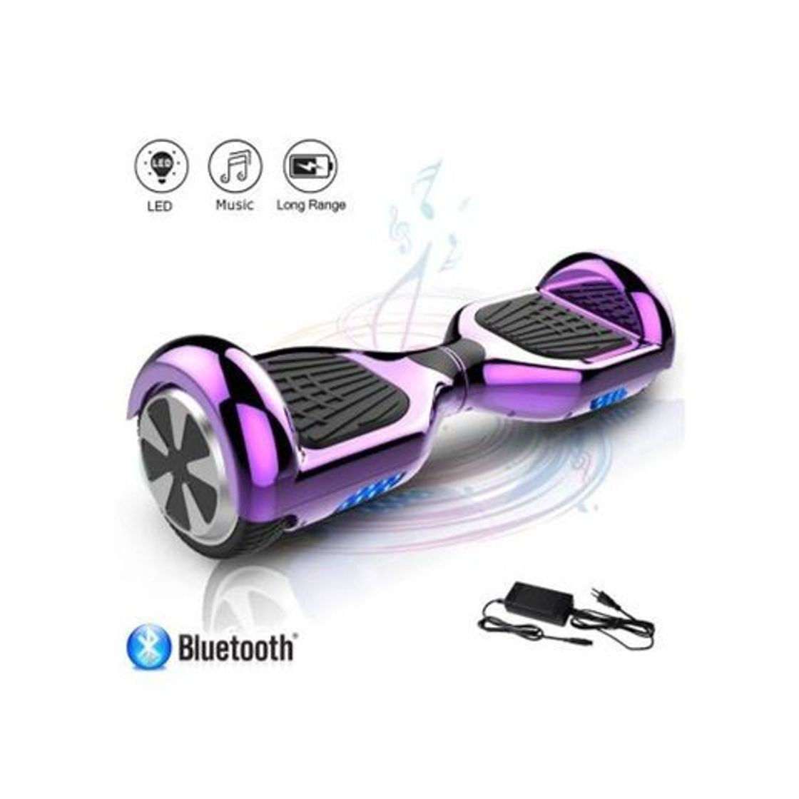 Fitness IOCHIC Patinete Eléctrico con Bluetooth