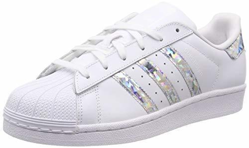 Moda adidas Superstar J Zapatillas de Gimnasia Unisex Niños, Blanco