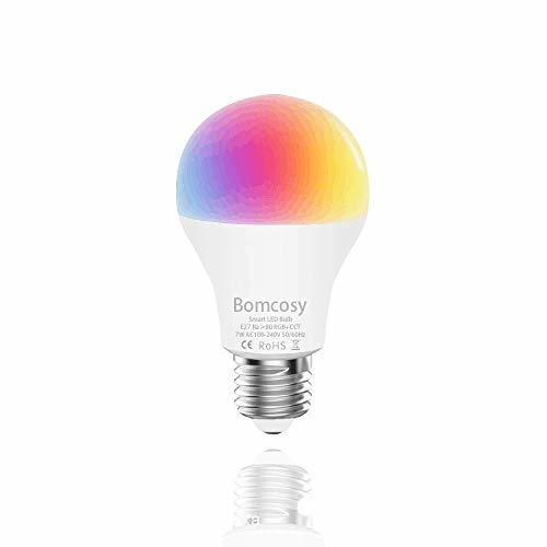 Producto Bombilla WiFi Inteligente E27 Inalambrica LED 7W Luz Nocturna Regulable RGBW