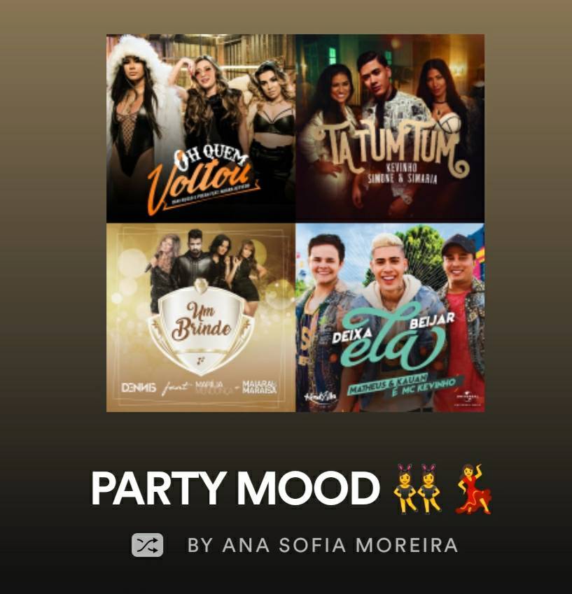 Canción Party Mood Playlist Spotify