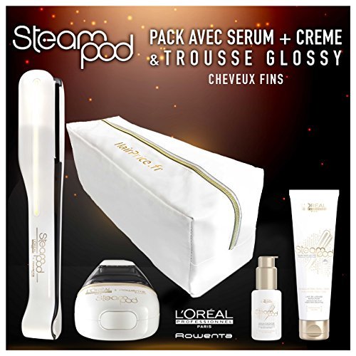 Belleza L'Oreal - Pack de plancha de vapor para el pelo Steampod 2.0