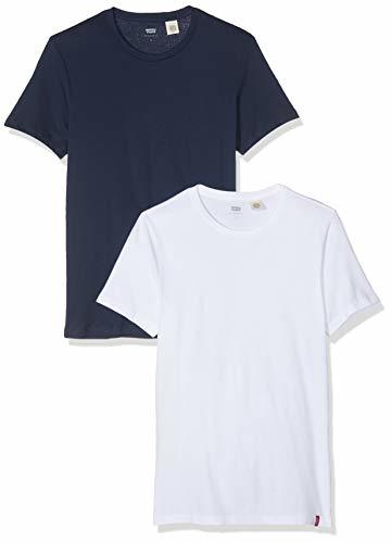 Fashion Levi's 2pk Crewneck 1 Camiseta, Multicolor