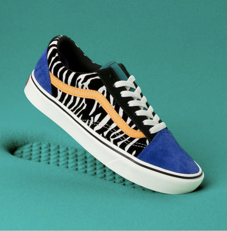 Producto vans zebra low top