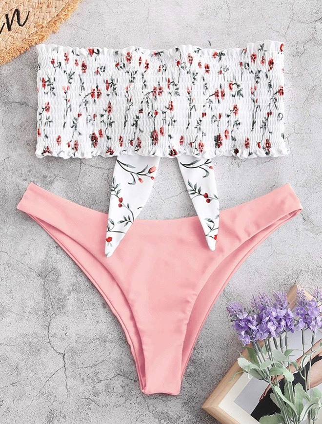Social Bikini Pink Zaful