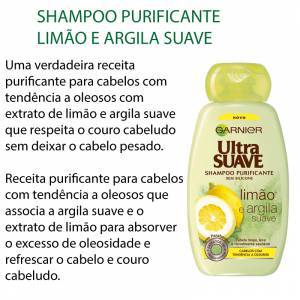 Products 
Shampoo Purificante Limão e Argila Suave