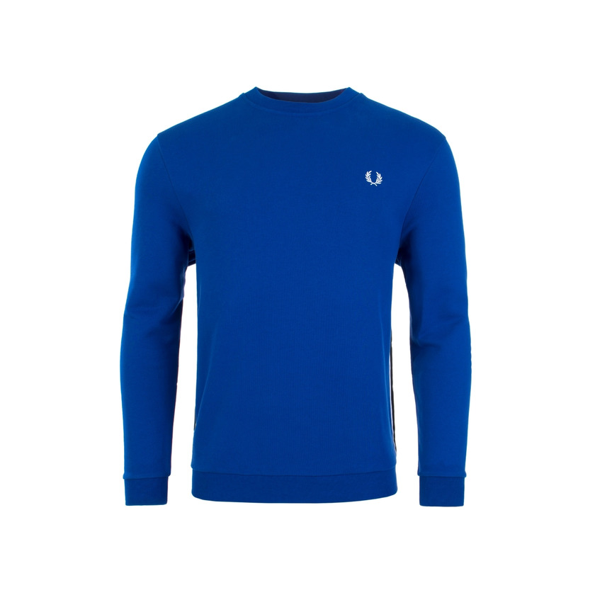 Fashion Fred Perry Authentic Embroidered Logo Crew Sweat Bright Regal-L