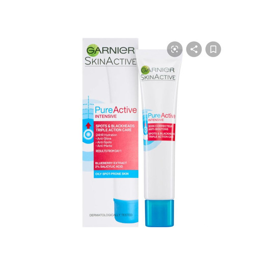 Garnier Pure Active Creme TriplaAção Anti Borbulhas e Marcas