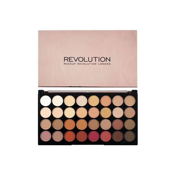 Belleza Makeup Revolution Ultra Eyeshadow Palette Flawless Matte Paleta 32 matowych cieni do