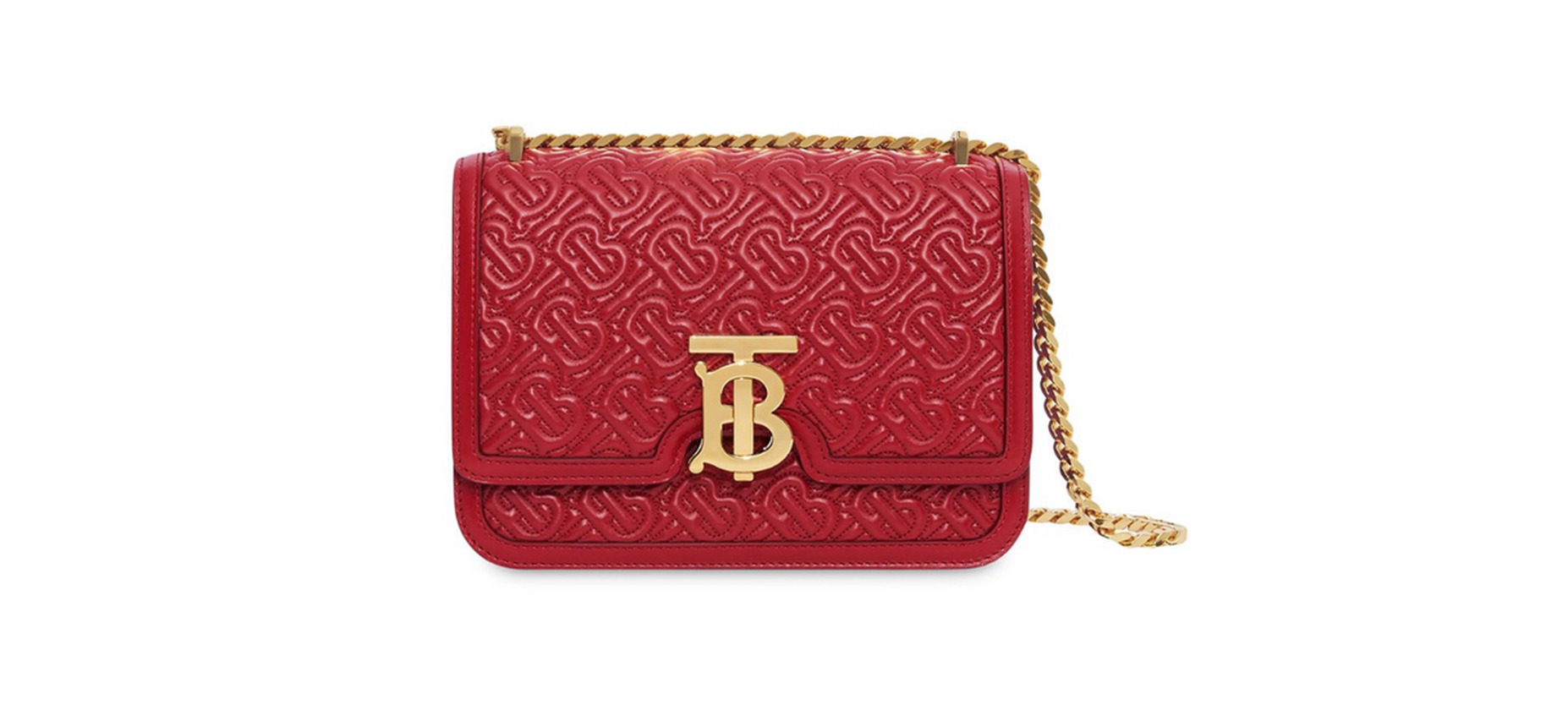 Products BURBERRY small quilted monogram shoulder bag