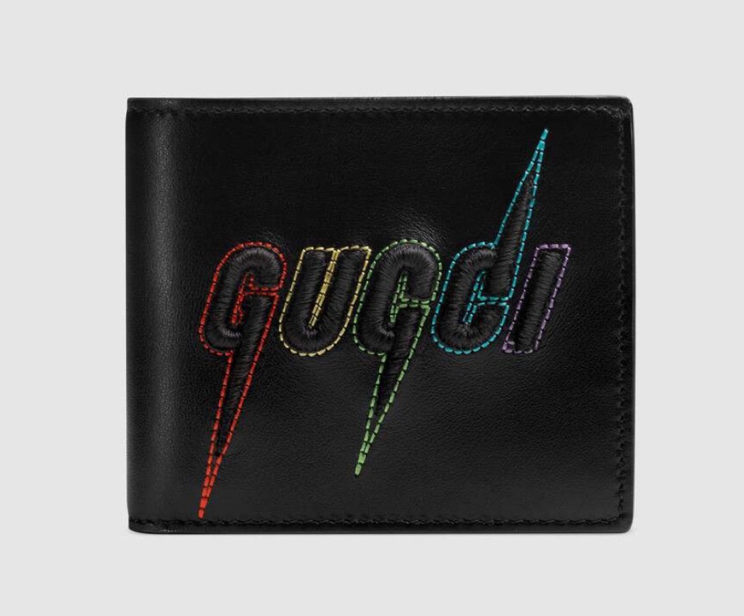 Moda Gucci Wallet with Gucci Blade embroidery