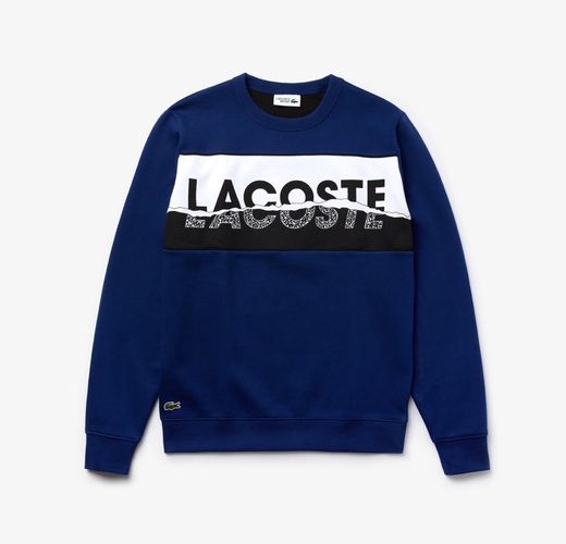 Sweatshirt em felpa Lacoste SPORT Graphic Print para homem