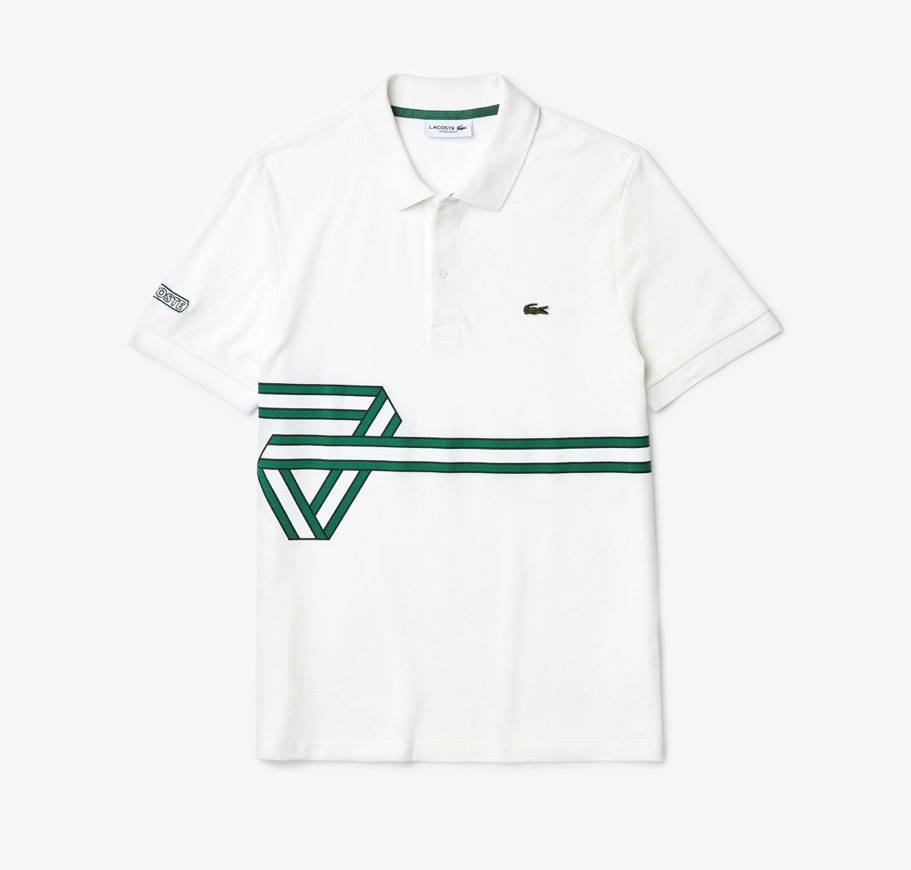 Moda Polo de estampado riscas Lacoste para homem