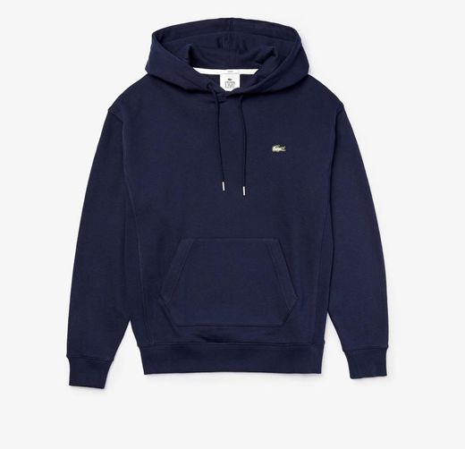 Sweatshirt com capuz e bolso canguru Lacoste LIVE unissexo