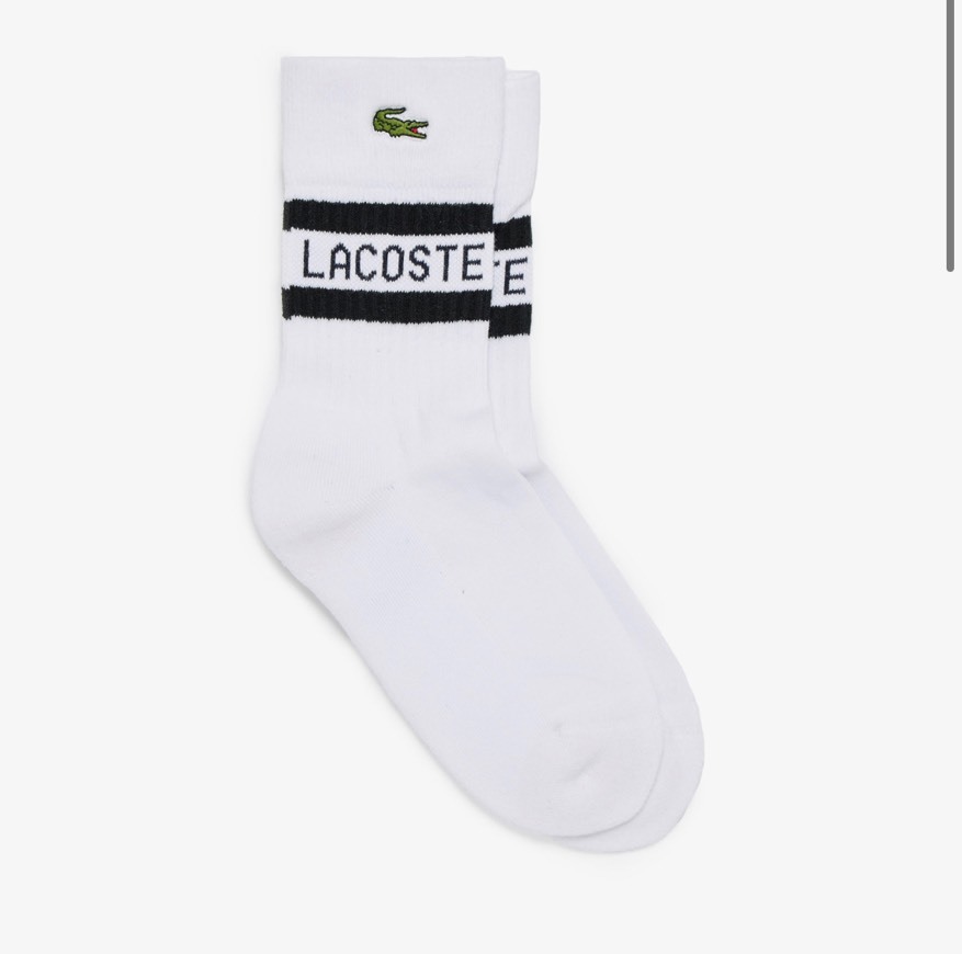 Social Meias de mistura de algodão com letras Lacoste SPORT 