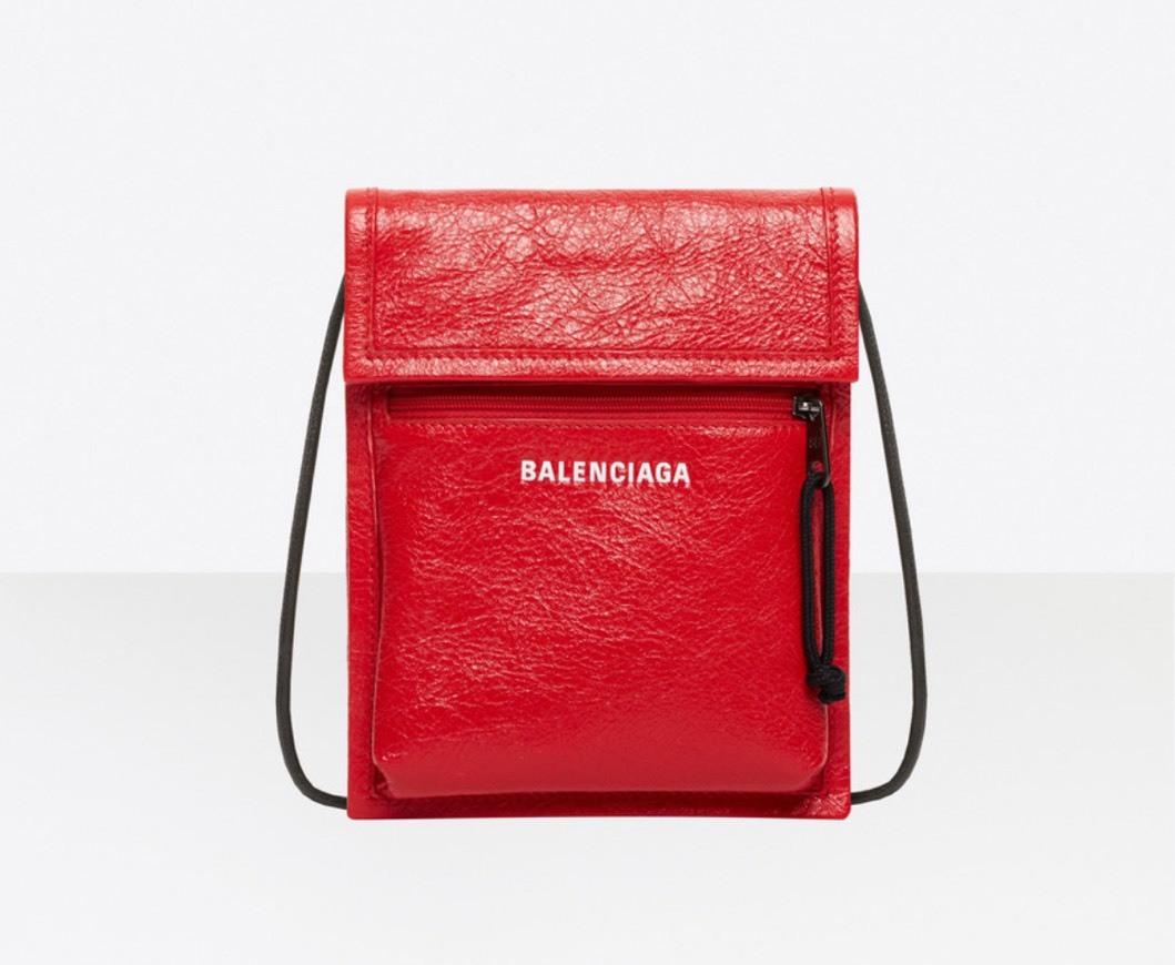 Fashion EXPLORER POUCH STRAP LEATHER BALENCIAGA 