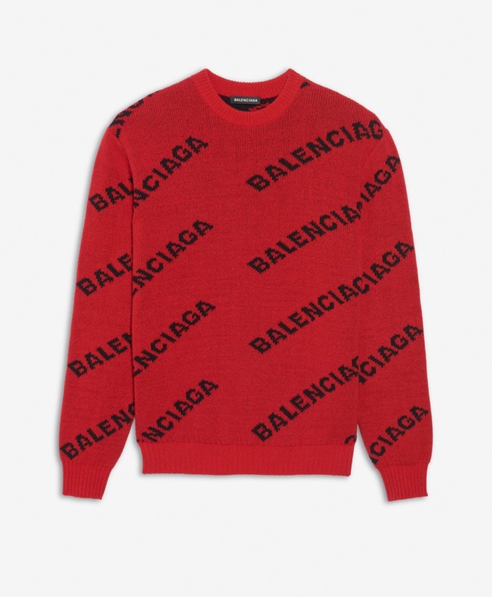 Moda ALLOVER LOGO CREWNECK