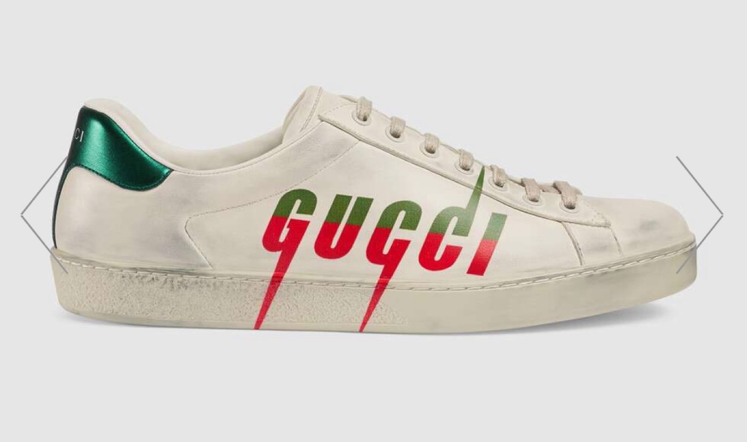 Fashion Men's Ace sneaker with Gucci Blade