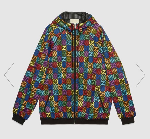 Oversize GG Psychedelic print jacket