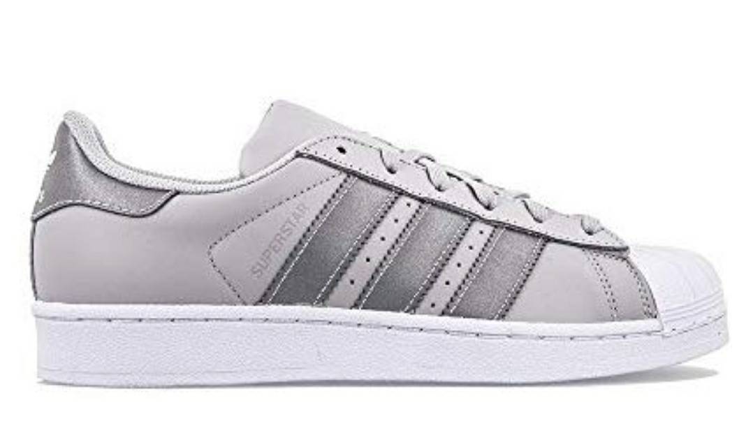 Social Adidas Superstar cinzentas 