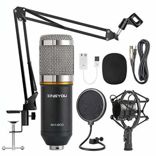 ZINGYOU Microfono de Condensador Kit