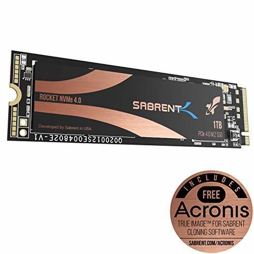 Sabrent 1TB Rocket Nvme PCIe 4.0 M.2 2280 SSD Interno Unidad de