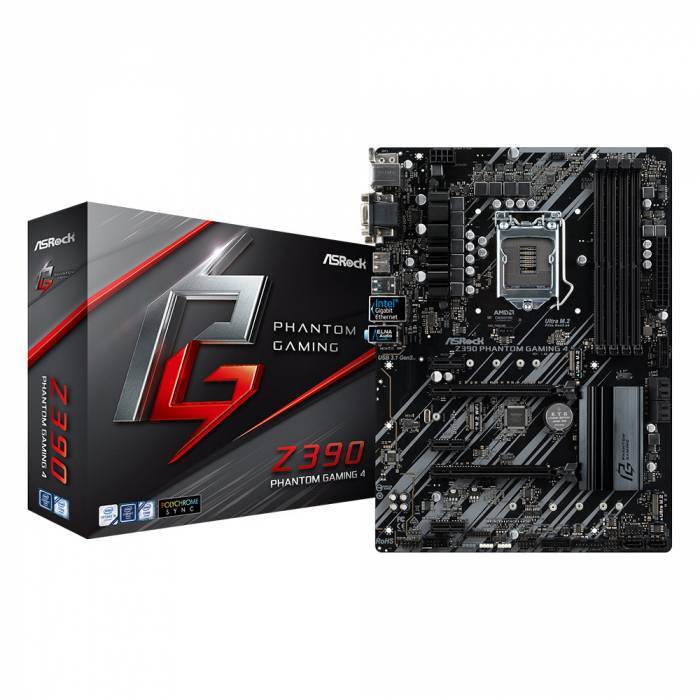 Product Motherboard ATX ASRock Z390 Phantom Gaming 4

