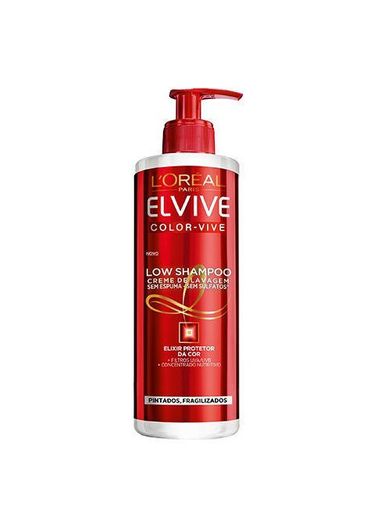 L'Oréal Paris Elseve Color-Vive Low Shampoo creme de limpeza ...