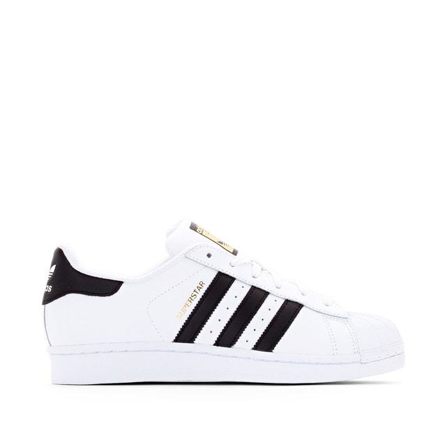 Fashion adidas original- SUPERSTAR branco/preto