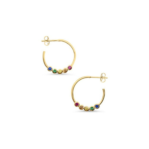 Safira 18K Gold Plated Bowy Earrings