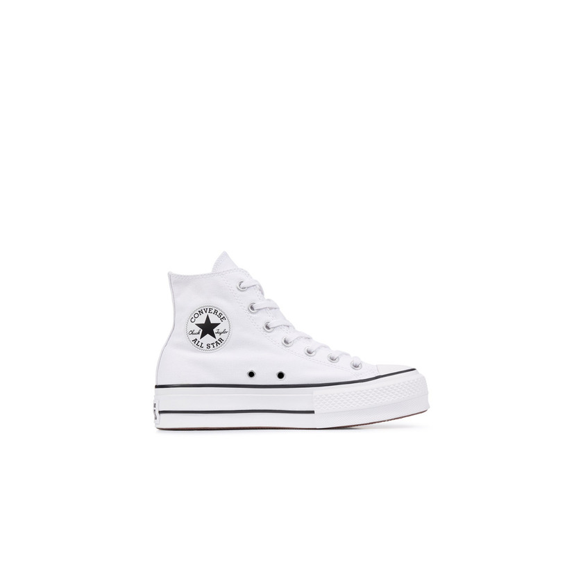 Fashion Converse Chuck Taylor CTAS Lift Hi, Zapatillas para Mujer, Blanco