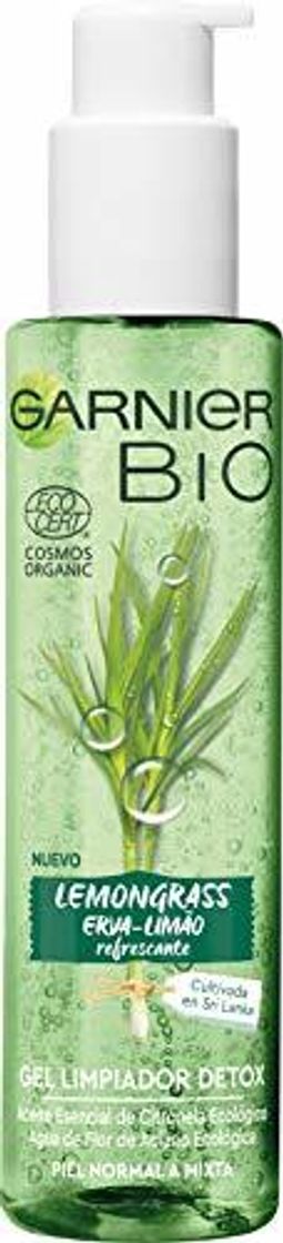 Belleza Garnier BIO Gel Limpiador Detox Lemongrass con Agua de Flor de Aciano