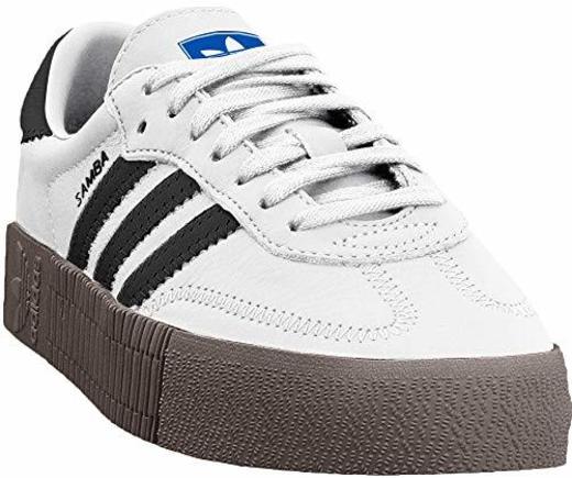 Adidas SAMBAROSE W, Zapatillas de Deporte para Mujer, Blanco