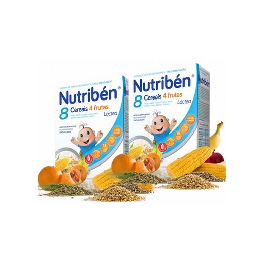 Nutribén Papa Láctea 8 Cereais 4 Frutas