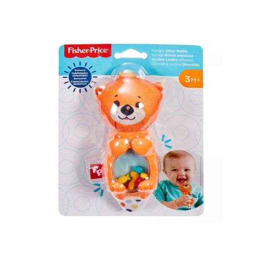 Fisher-Price Rosa Sensorial Lontra Comilona