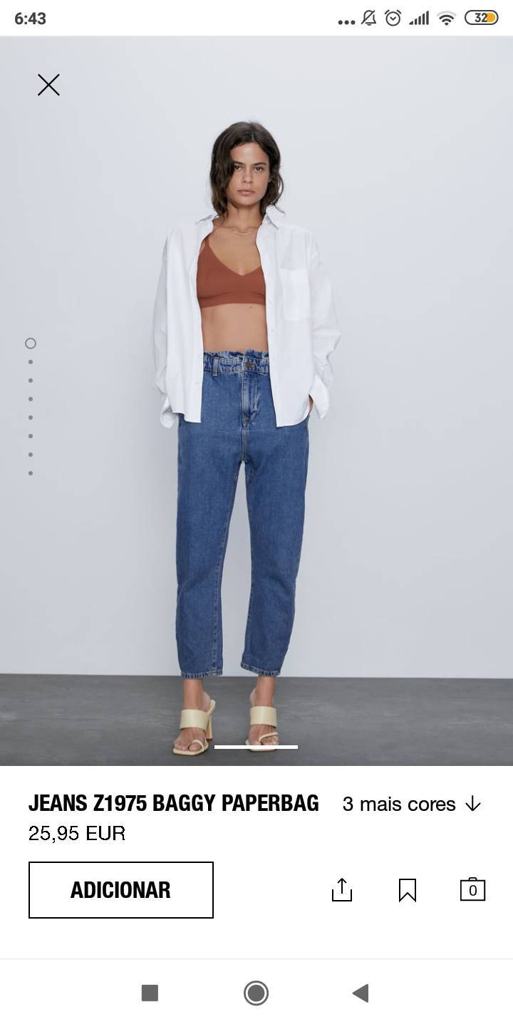 Fashion Jeans baggy zara