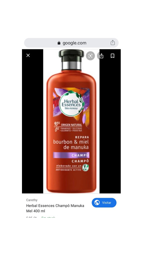 Product Shampoo Herbal essences 