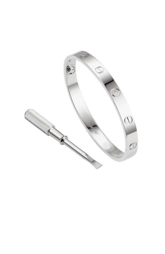 Products Cartier Love bracelet in white gold 