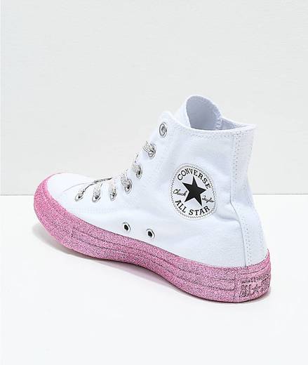 Converse Chuck Taylor Miley Cyrus White Pink

