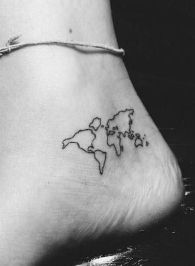 Continents tattoo