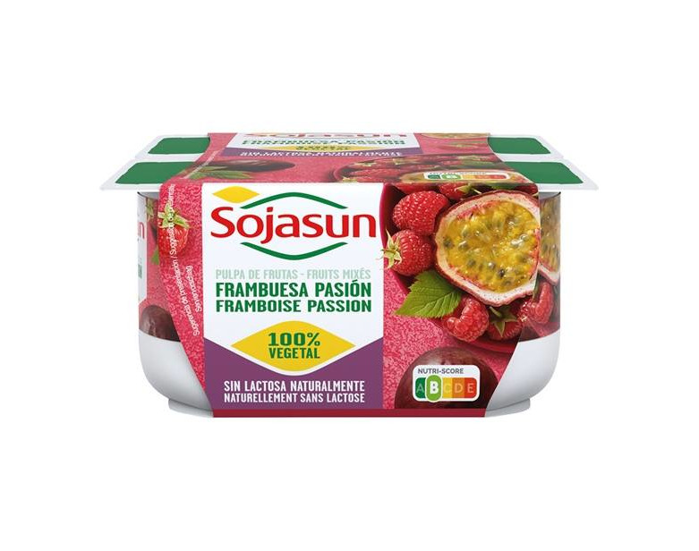 Producto Iogurtes de soja com sabor delicioso a frutos vermelhos 🍓