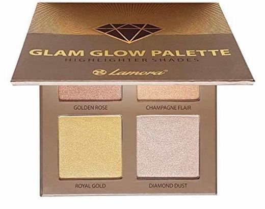 Glam Glow Palette Highlighter shades