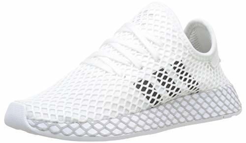 Adidas Deerupt Runner J, Zapatillas de Gimnasia Unisex Niños, Blanco