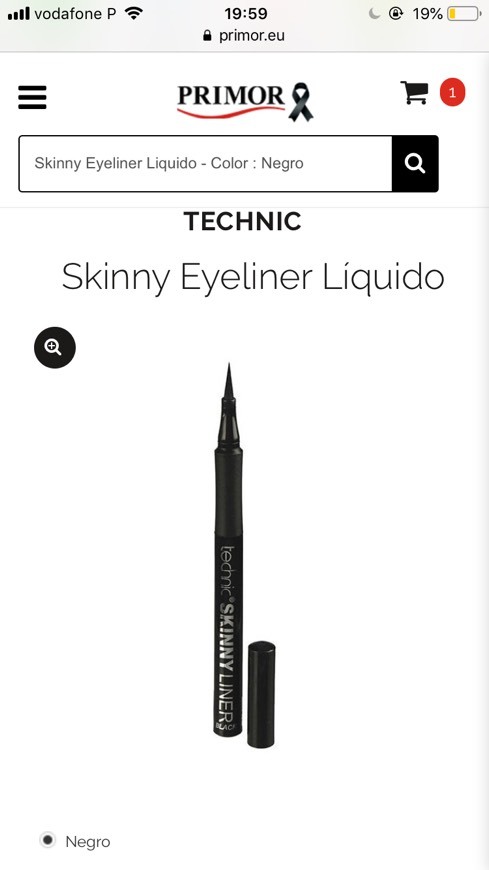 Moda Eyeliner extra fino 